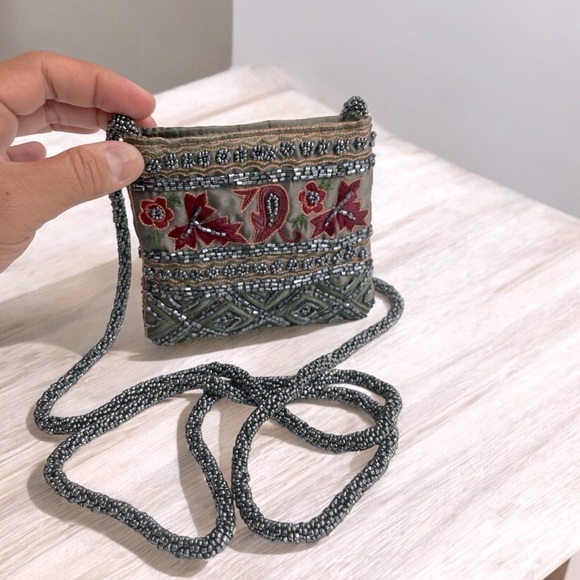 Beaded Crossbody Bag Beaded Small Boho Bag
Pouch Rope Unbranded Made in India - Picture 1 of 11